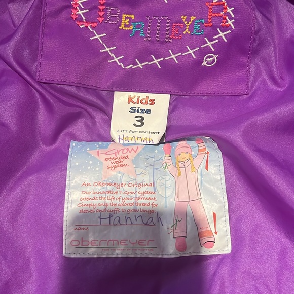 Obermeyer Kids Jacket - Blue, Pink, Purple - Picture 10 of 13